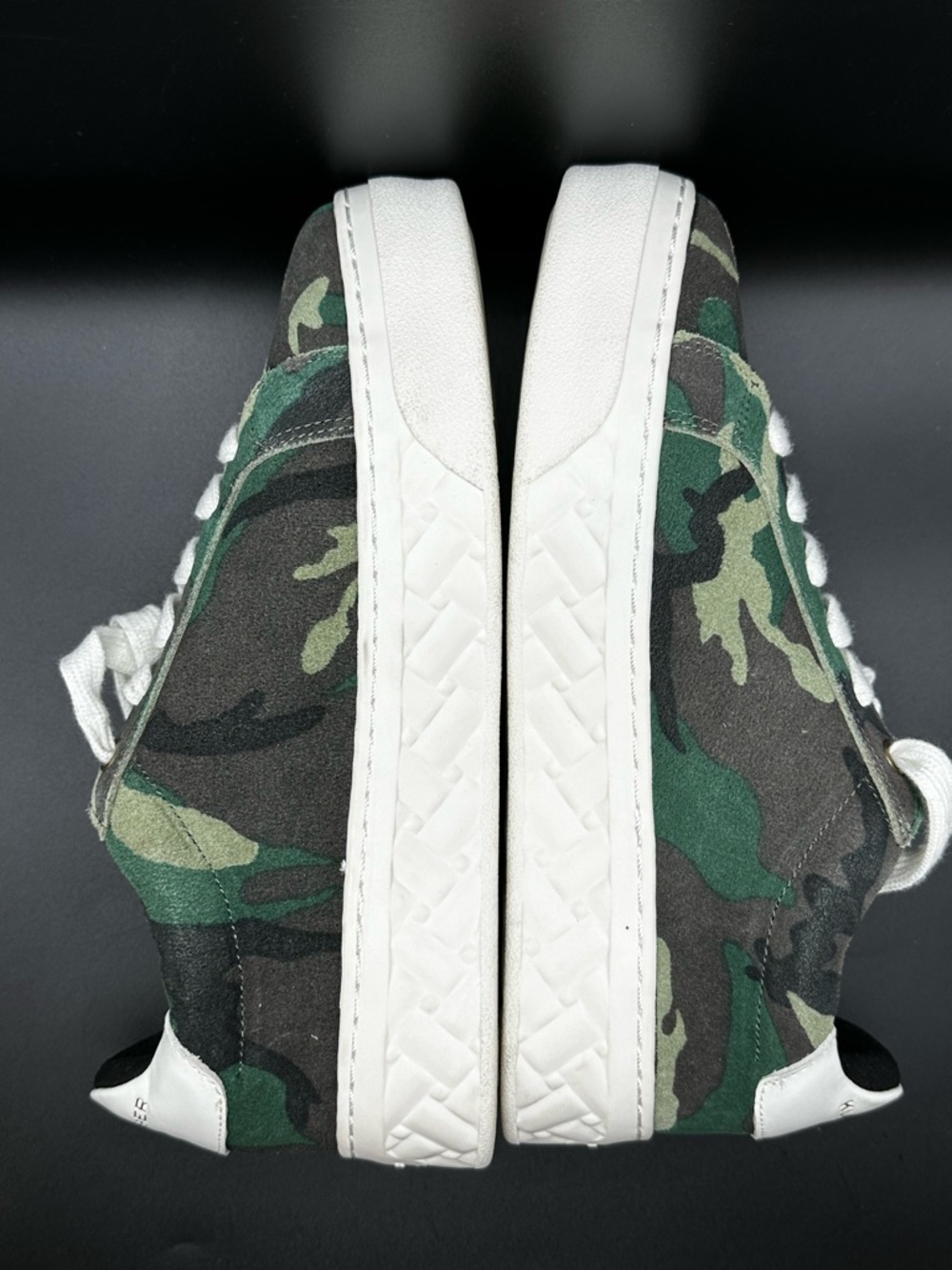 Kurt Geiger Camouflage Sneakers with Rainbow Stripe and Eye Emblem W-5 - Picture 9 of 13